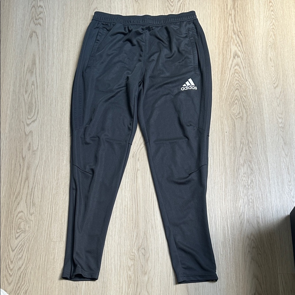 Adidas Mens Charcoal Grey Tiro Soccer pants